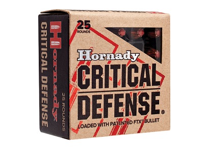 hornady critical defense 9mm 25 round box